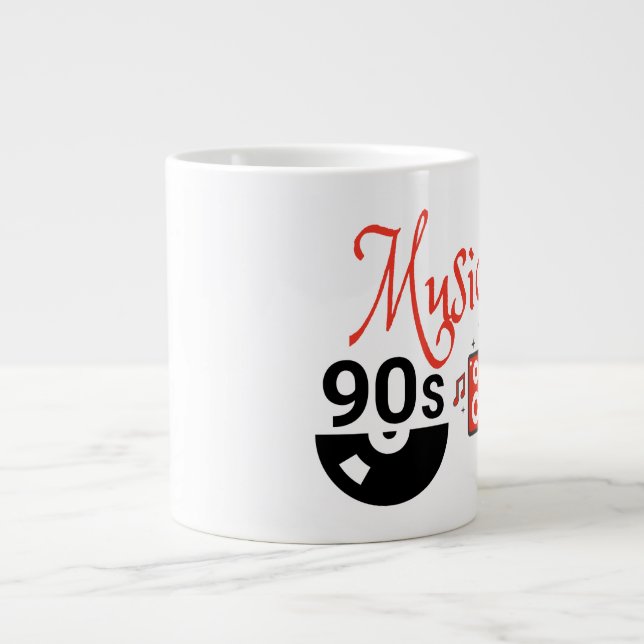 90s Music   - Jumbo Mug (Front)