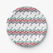90's Music Themed Birthday Party Paper Plate