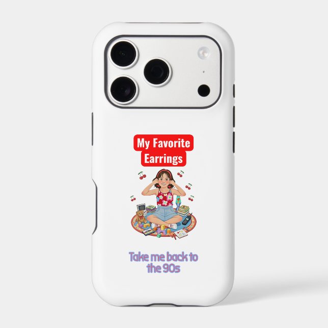 90s Nostalgia girl  iPhone Case (Back)