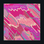 90s Nostalgia Pop Art in Magenta<br><div class="desc">Bold and fun abstract art in pinks &purples with expressive marks and accents.</div>