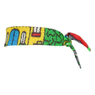 90s nostalgia, Track carpet Car Road 90s nostalgic Tie Headband