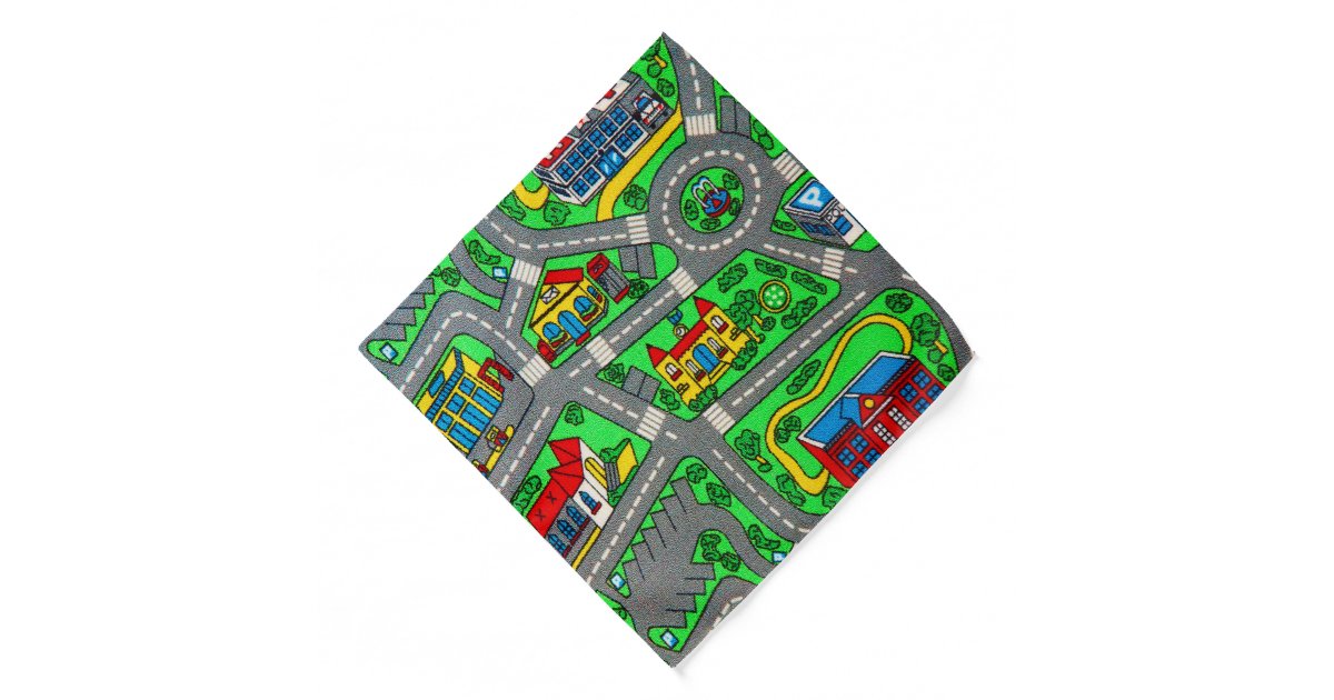 90s nostalgia, Track carpet Car Road nostalgia Bandana | Zazzle