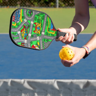 90s nostalgia, Track carpet Car Road nostalgia Pickleball Paddle
