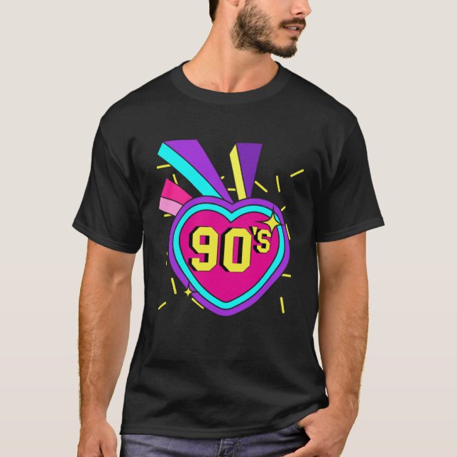 90s Outfit Retro Party 90s Costume Theme Party T-Shirt (Front)