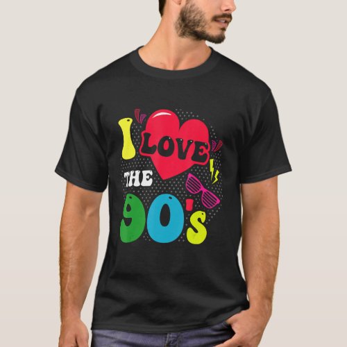 90s Outfit Women Men Costume Party I Love The 80s  T_Shirt
