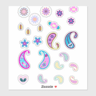 90s Paisley Pack Sticker