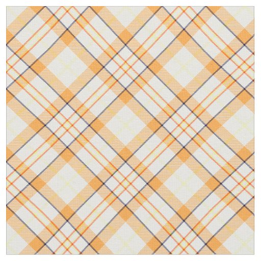 90s Plaid Nice Light Fall Pattern Orange Grunge Fabric