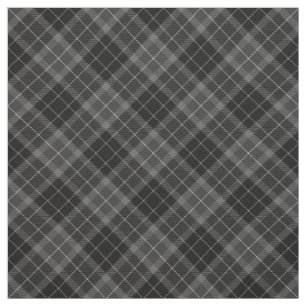 90s Plaid Unisex Pattern Grunge Black White Trendy Fabric