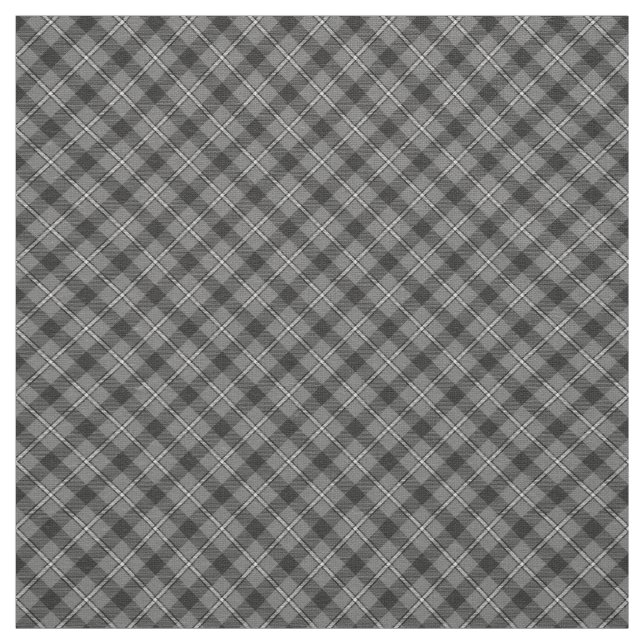 90s Plaid Unisex Pattern Grunge Grey Cool Trendy Fabric (Swatch)