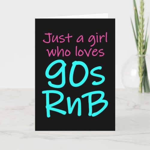 90s RB Nineties Rhythm And Blues Retro Gift Card