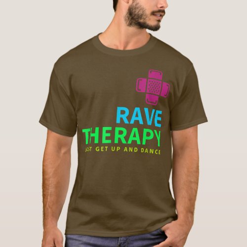 90s Rave Therapy EDM House Music Techno Dubstep  T_Shirt