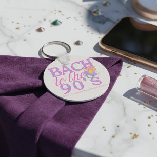 90s Retro Bachelorette Keychain