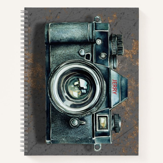 90s Retro Camera  Notebook (Front)