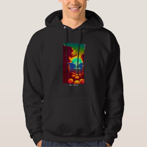 90s Retro Japanese Vaporwave Otaku Aesthetic 4 Hoodie