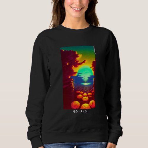 90s Retro Japanese Vaporwave Otaku Aesthetic 4 Sweatshirt