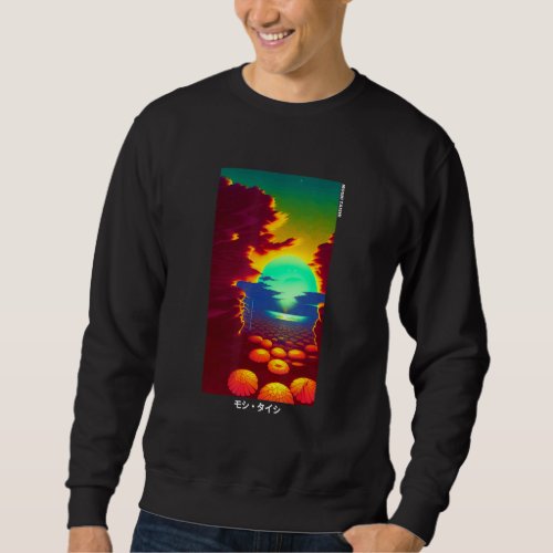 90s Retro Japanese Vaporwave Otaku Aesthetic 4 Sweatshirt