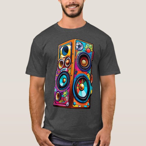90s Retro Loudspeaker T_Shirt