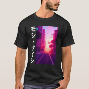 90's Retro Synthwave Japanese Vaporwave Art Otaku T-Shirt