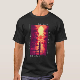 90's Retro Synthwave Japanese Vaporwave Art Otaku T-Shirt