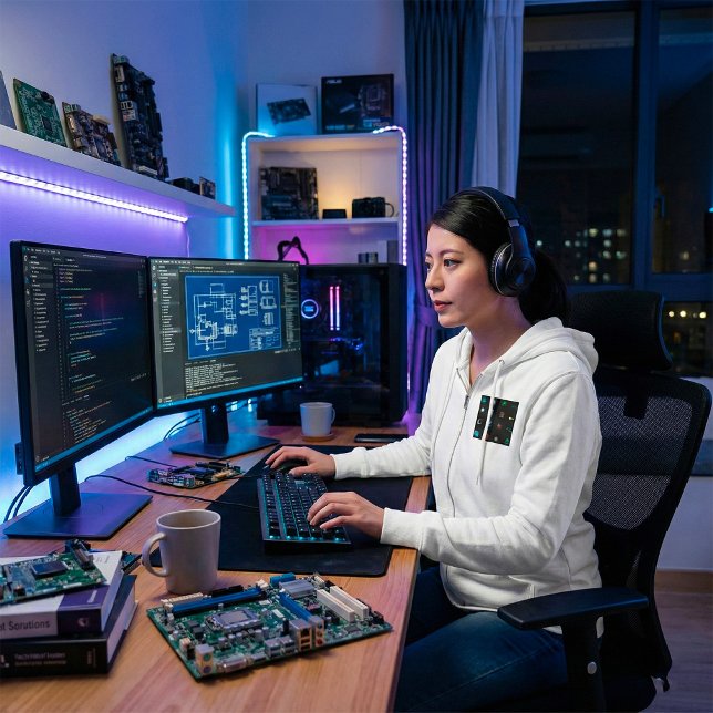 90s Retro Tech and Web Icon Pattern Hoodie (Creator Uploaded)