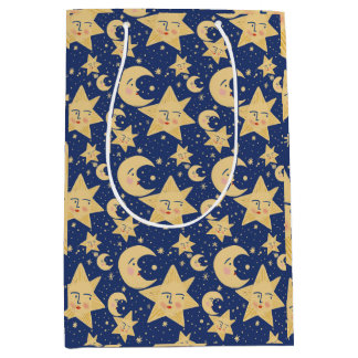 90s retro Whimsy Goth Celestial Medium Gift Bag