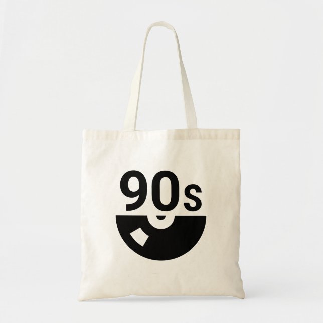 90s Rock Record 1990's music Tote Bag (Front)