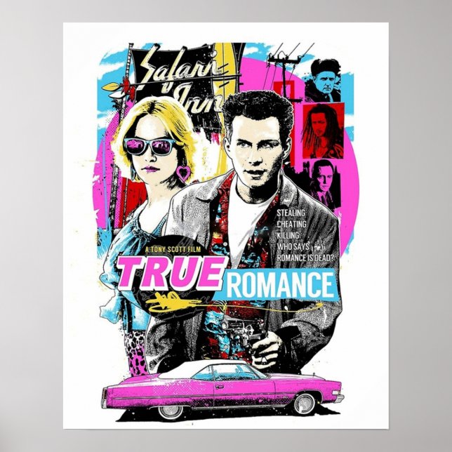 90s Romance Fiction Poster (Front)