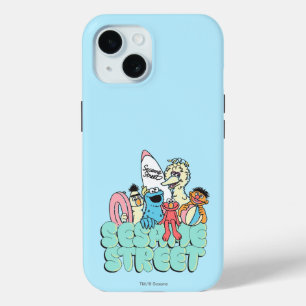 90's Sesame Street Vintage Surf iPhone 15 Case