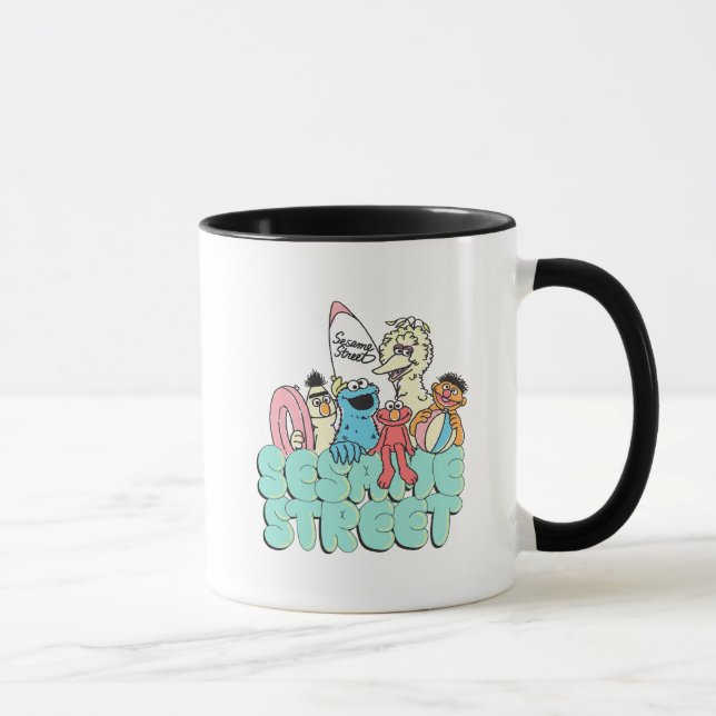 90's Sesame Street Vintage Surf Mug (Right)
