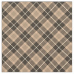 90s Simple Plaid Elegant Pattern Black Beige Nice Fabric