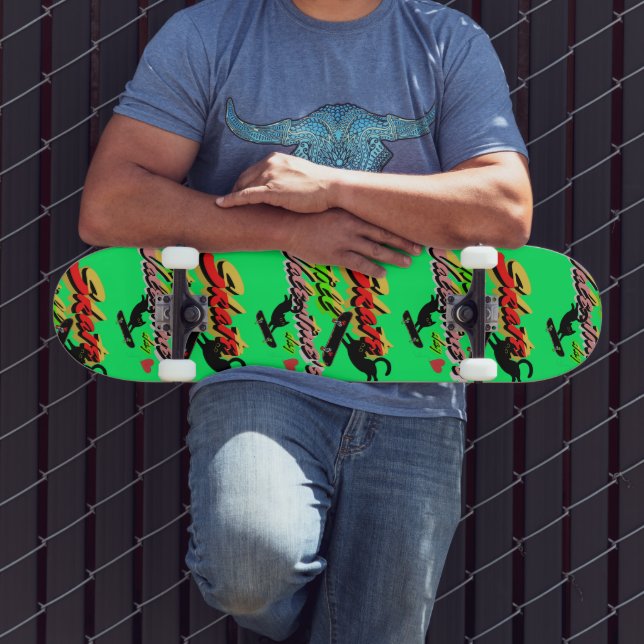 90s skate till valentine's day skateboard (Outdoor 3)