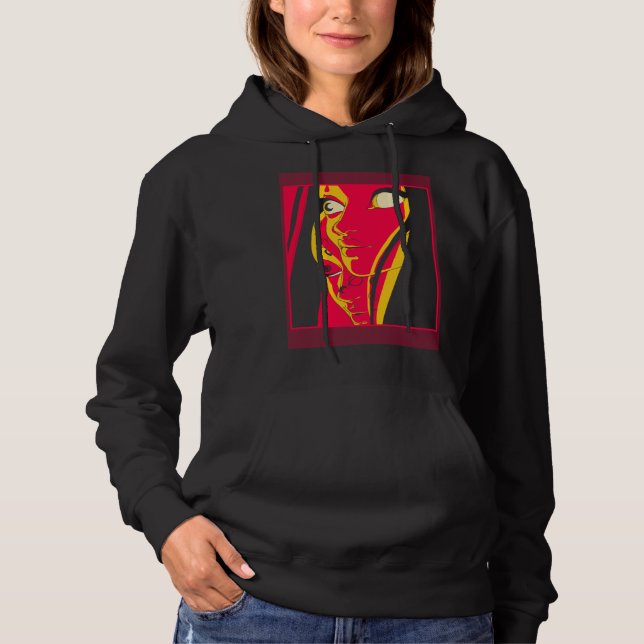 90s Soft Grunge Aesthetic Edgy E Girl Pastel Goth  Hoodie (Front)