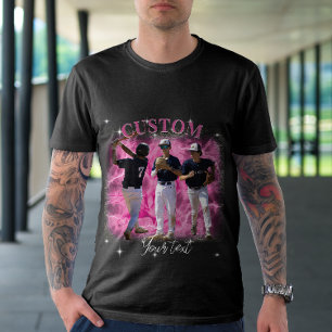 90's Sport Bootleg Rap Custom Photo T-Shirt