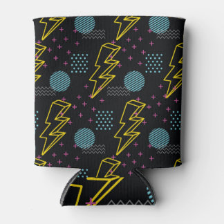 90's style: colorful abstract pattern can cooler