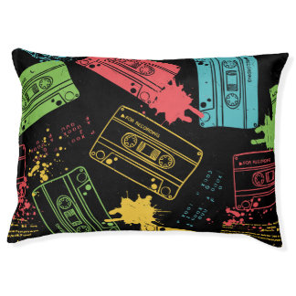90s Style Cool Grunge Cassettes Pet Bed