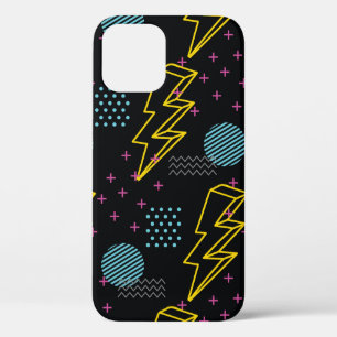 90's style seamless pattern iPhone 12 case