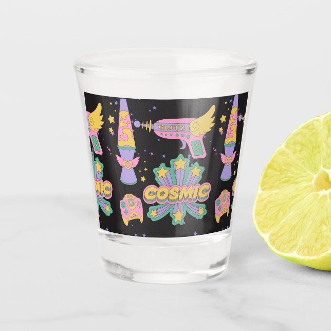 90s style  shot glass (Front)