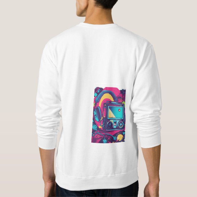 90s Throwback Classic T-Shirt Sweatshirt (Back)