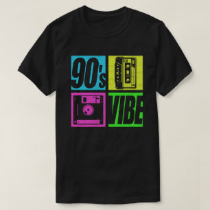 90s Vibe 1990s Fashion 90 Theme Party Nineties T-Shirt