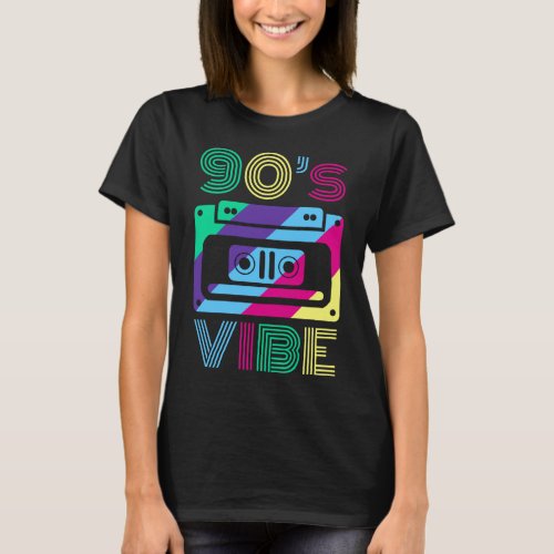 90s Vibe 90s themed Party Outfit Mom Dad T_Shirt