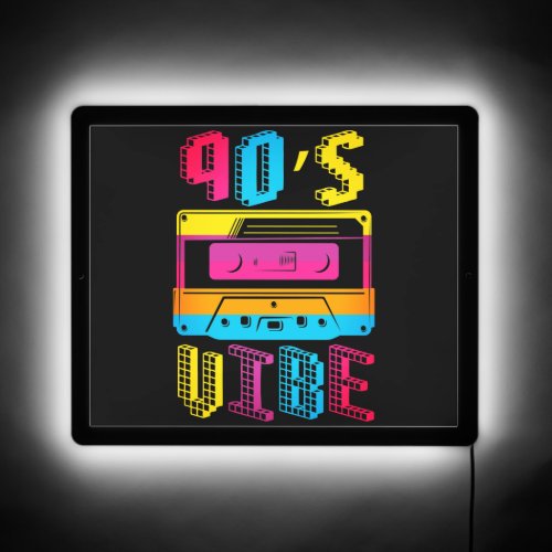 90s Vibe Illuminated Sign