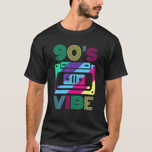90S Vibe Retro Aesthetic 90S Costume Party Outfit T_Shirt