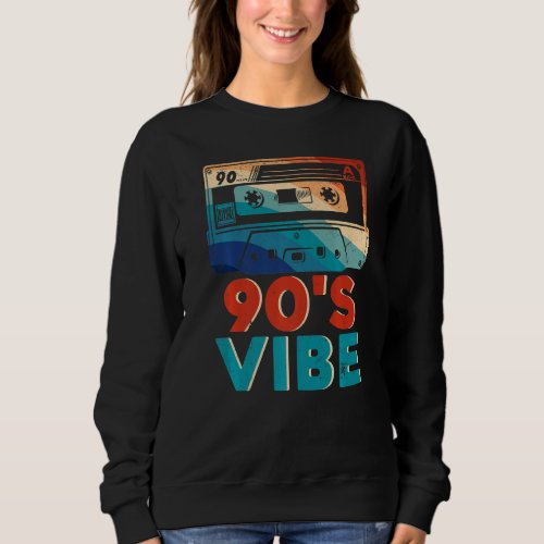 90s Vibe Retro Aesthetic Costume Party Outfit Sweatshirt