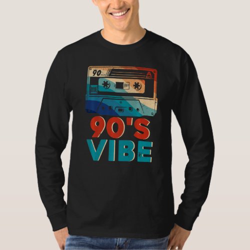 90s Vibe Retro Aesthetic Costume Party Outfit T_Shirt