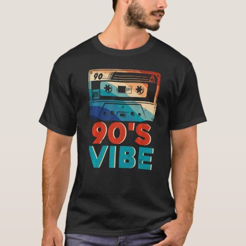 90s Vibe Retro Aesthetic Costume Party Outfit T_Shirt