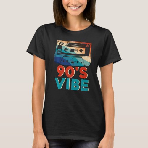90s Vibe Retro Aesthetic Costume Party Outfit T_Shirt