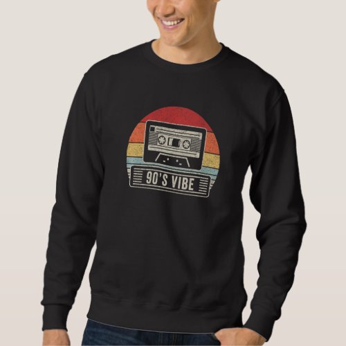 90s Vibe Vintage Retro 90s Music  1 Sweatshirt