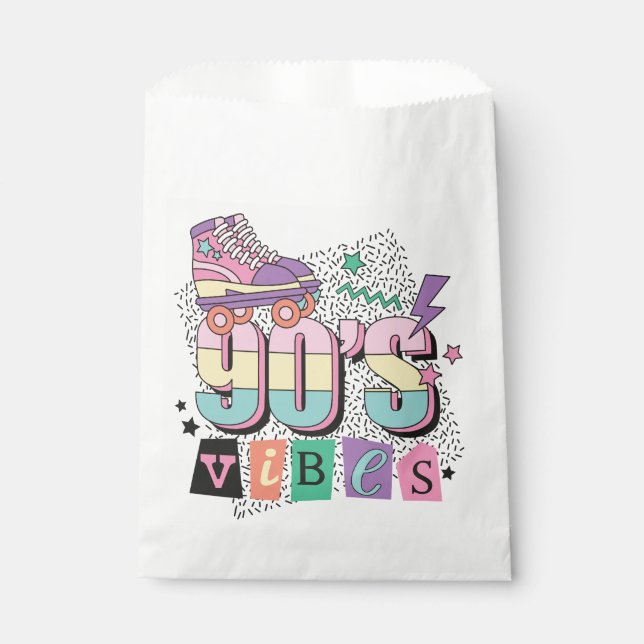 90's Vibes Favor Bags (Front)