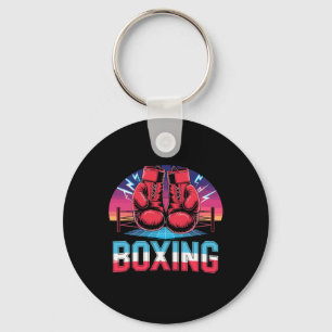 90s Vintage Boxing Gloves Fighter Boxer Keychain