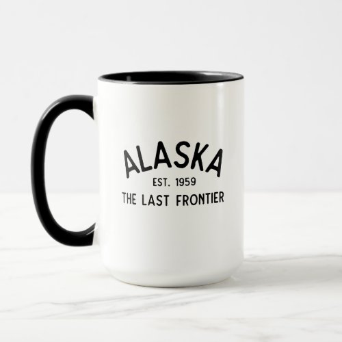 90s vintage inspired Alaska The Last Frontier Mug